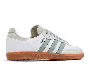 Adidas Samba OG White Silver Green (9865150660935)