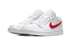 Air Jordan 1 Low White University Red (6771052577095)