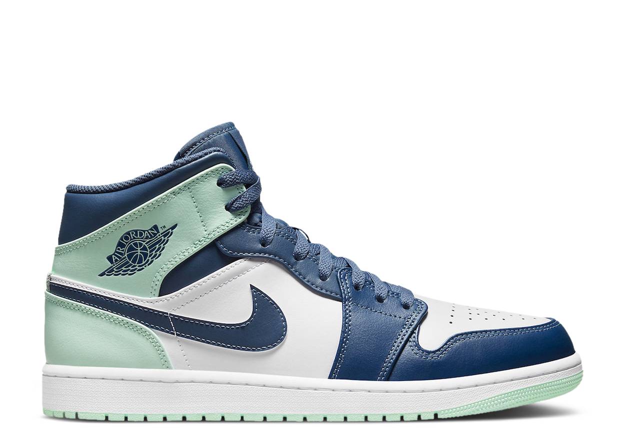 Air Jordan 1 Mid Blue Mint (9865174057287)