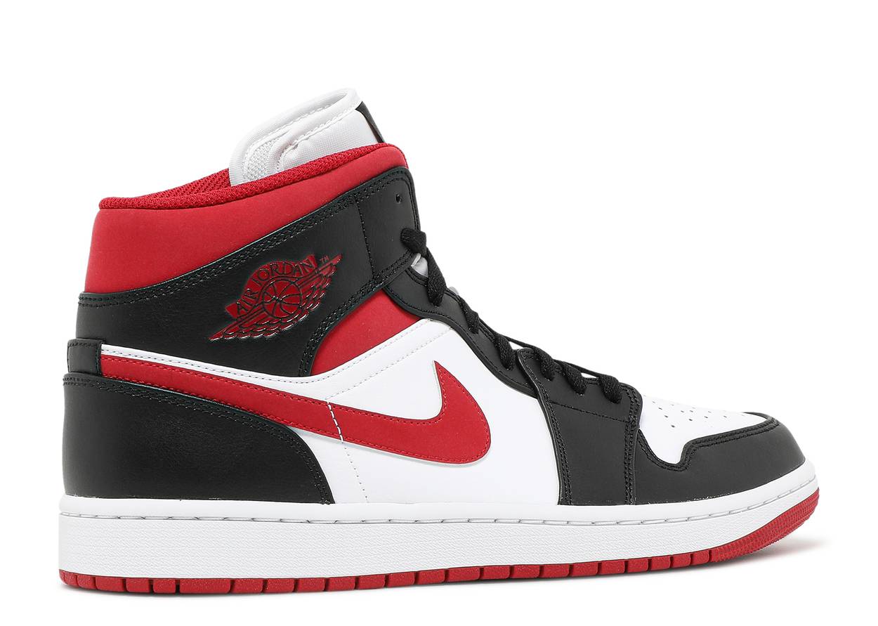 Air Jordan 1 Mid Gym Red Black White (9865680912711)