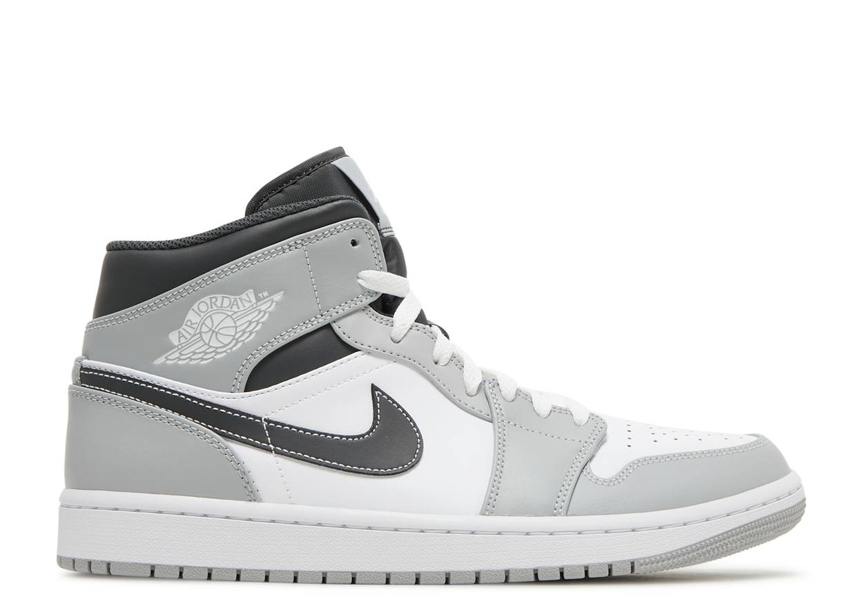 Air Jordan 1 Mid Light Smoke Grey Anthracite (9865639821639)