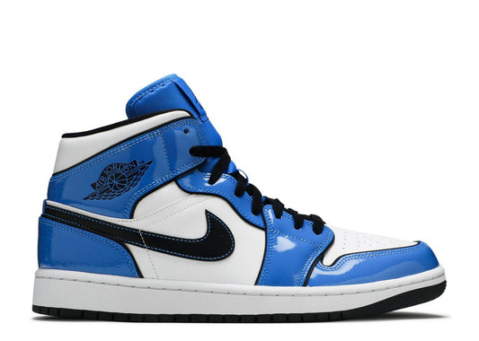 Air Jordan 1 Mid Signal Blue (9865645588807)