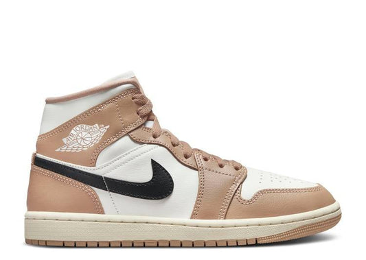 Air Jordan 1 Mid Tan Black (9865588080967)