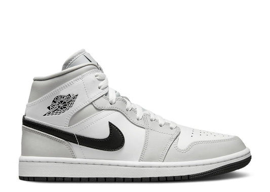 Air Jordan 1 Mid White Light Smoke Grey (9865684517191)