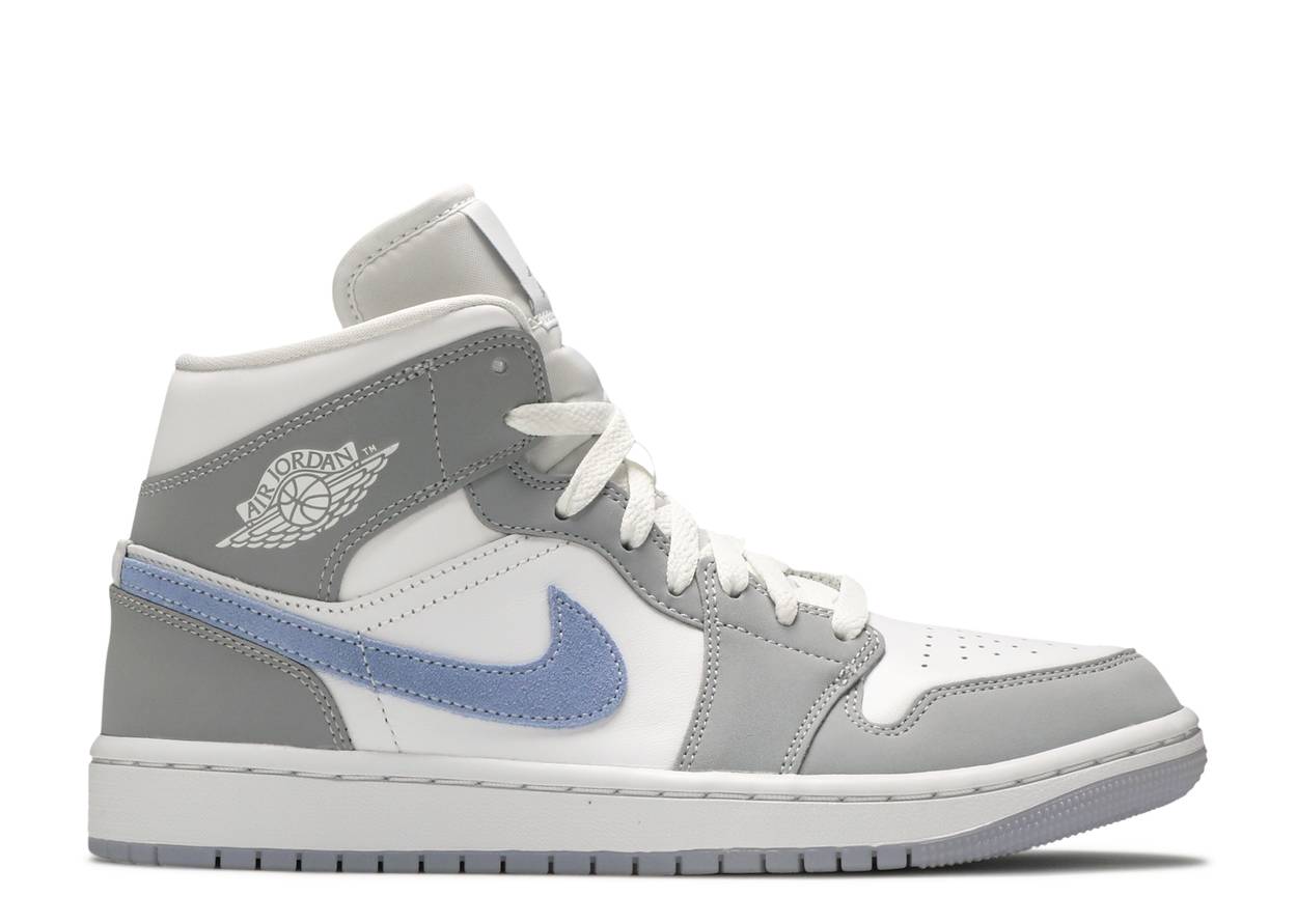 Air Jordan 1 Mid Wolf Grey (9865679700295)