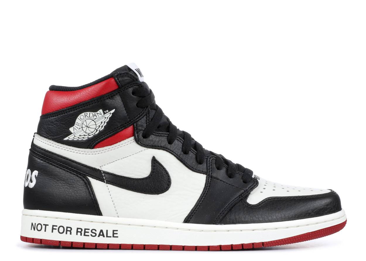 Air Jordan 1 Retro High "Not for Resale" Red (9865231106375)