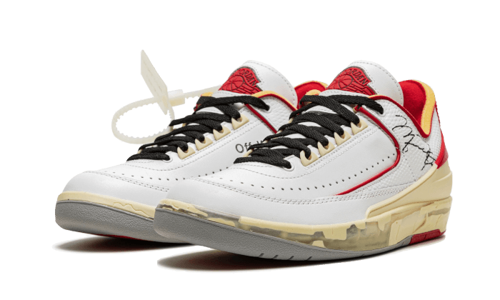 Air Jordan 2 Retro Low SP Off-White White Red (6771109855559)