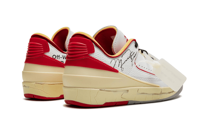 Air Jordan 2 Retro Low SP Off-White White Red (6771109855559)