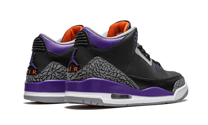 Air Jordan 3 Retro Black Court Purple