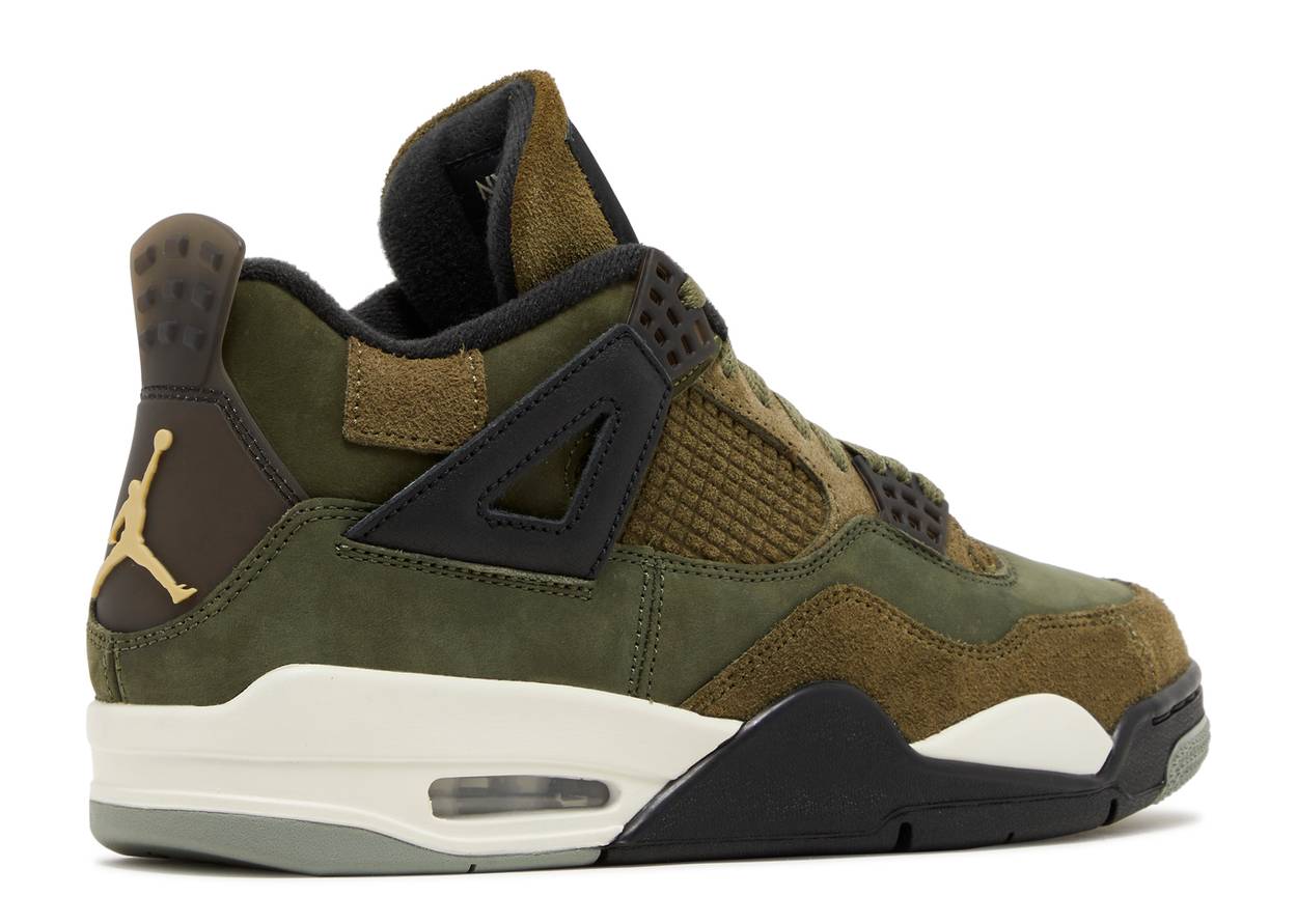 Air Jordan 4 Retro SE Craft Medium Olive (9865585590599)