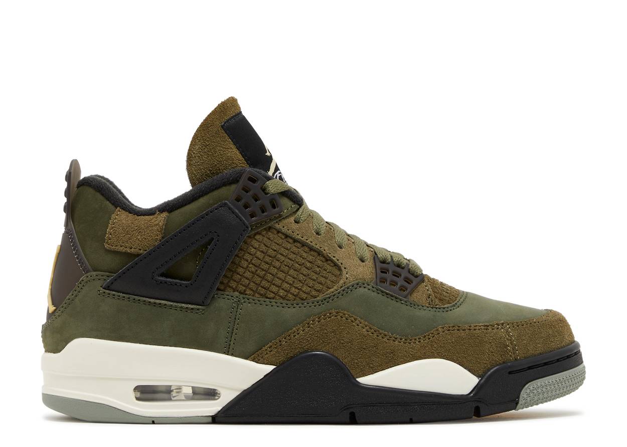 Air Jordan 4 Retro SE Craft Medium Olive (9865585590599)