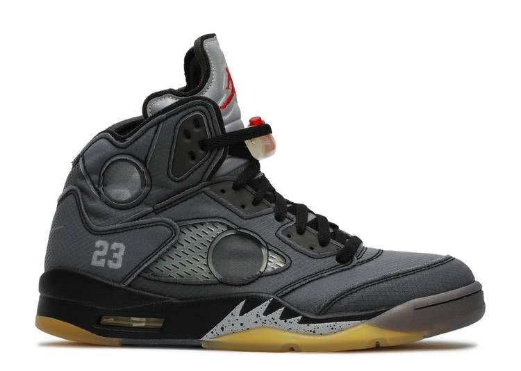 Air Jordan 5 Retro Off-White Black (9865662038343)