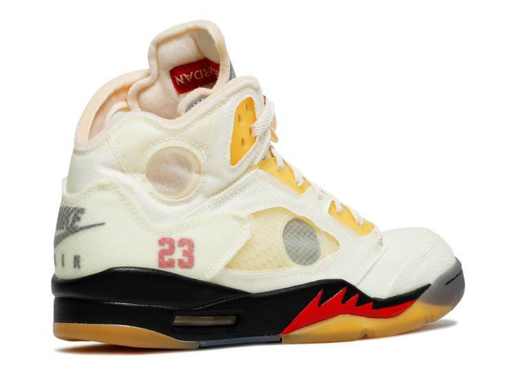 Air Jordan 5 Retro Off-White Sail (9865660989767)