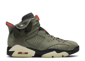 Air Jordan 6 Retro Travis Scott Olive (9865232843079)