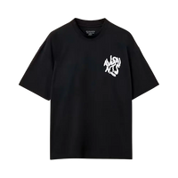 T-shirt oversize ALLSAINTS Orlando à logo imprimé noir de jais