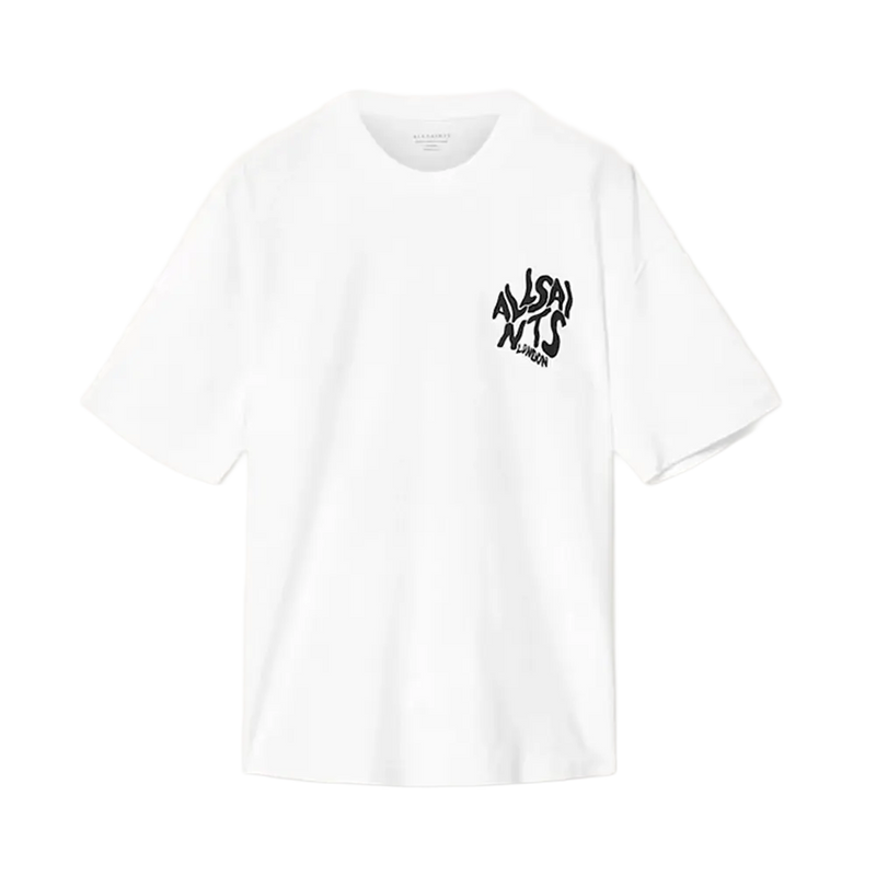 T-shirt oversize ALLSAINTS Orlando à imprimé logo Blanc cendré