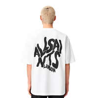 T-shirt oversize ALLSAINTS Orlando à imprimé logo Blanc cendré