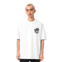 T-shirt oversize ALLSAINTS Orlando à imprimé logo Blanc cendré