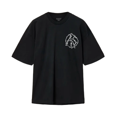 T-shirt ample Anatomica Washed Black ALLSAINTS