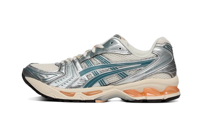 ASICS Gel-Kayano 14 Birch Pure Silver Teal Gold