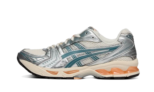 ASICS Gel-Kayano 14 Birch Pure Silver Teal Gold