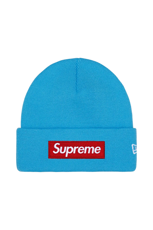 Supreme New Era Box Logo Beanie Blue (FW25)