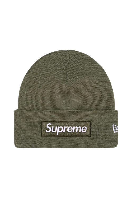 Supreme New Era Box Logo Beanie Kaki (FW25)
