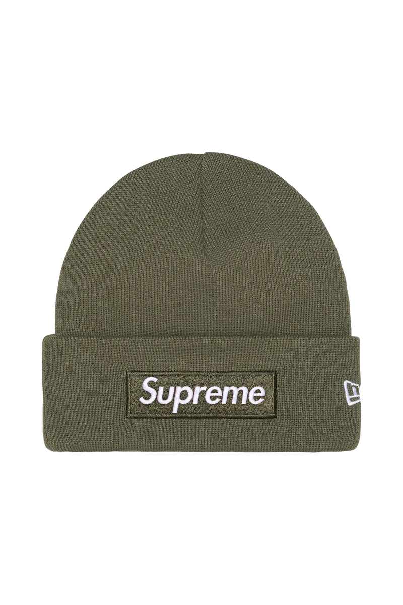 Supreme New Era Box Logo Beanie Kaki (FW25)