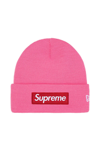 Supreme New Era Box Logo Beanie Pink (FW25)