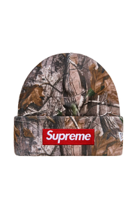 Supreme New Era Box Logo Beanie Forest Camo (FW25)