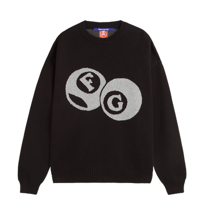 Pull tricoté Fakegods Billiard noir
