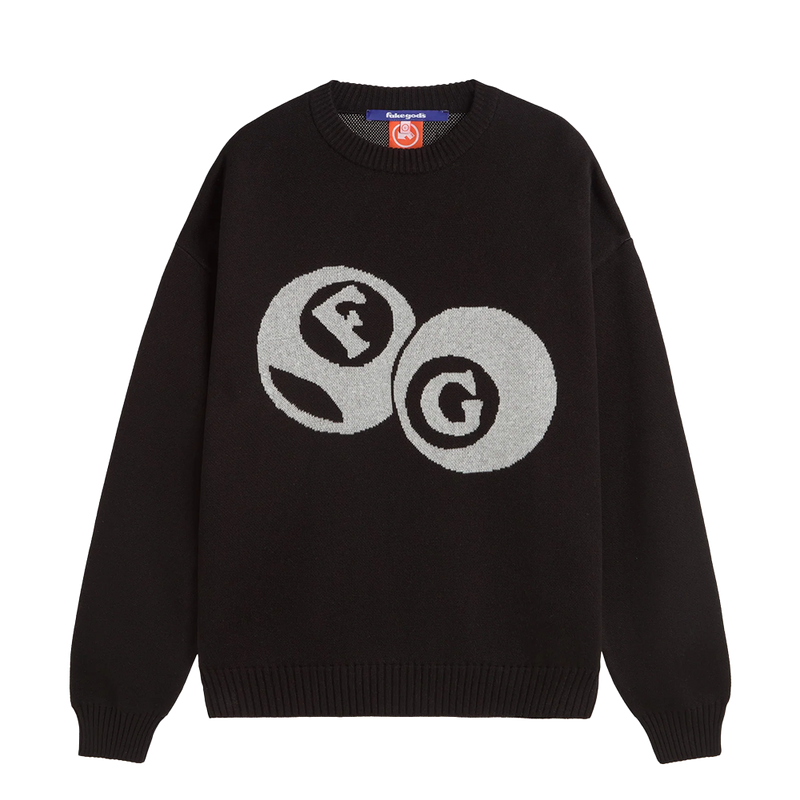 Fakegods Billiard Knitted Sweater Black