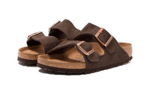 Arizona Suede Leather Soft Footbed Mocha