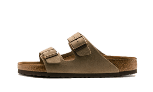 Arizona Suede Leather Soft Footbed Taupe