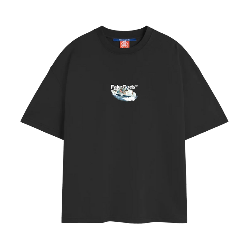Fakegods Yacht Tee Dark Grey