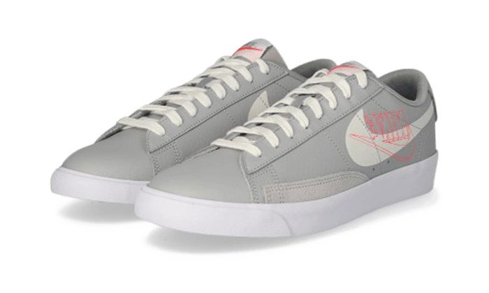 Blazer Low Print Wolf Grey Sail (6771108151623)