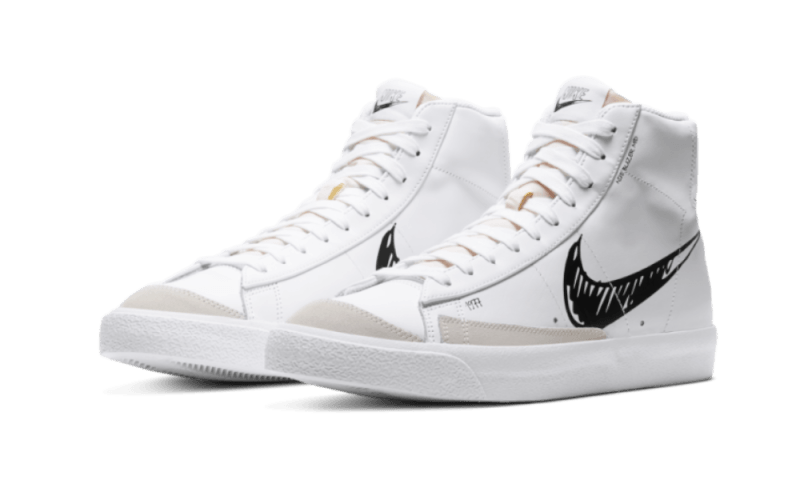 Blazer Mid Sketch Black Swoosh (6771076006215)