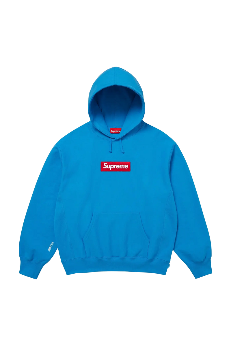 Supreme Hoodie Box Logo Blue (FW25)