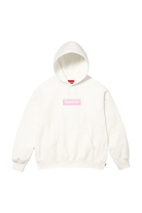 Supreme Hoodie Box Logo White (FW25)