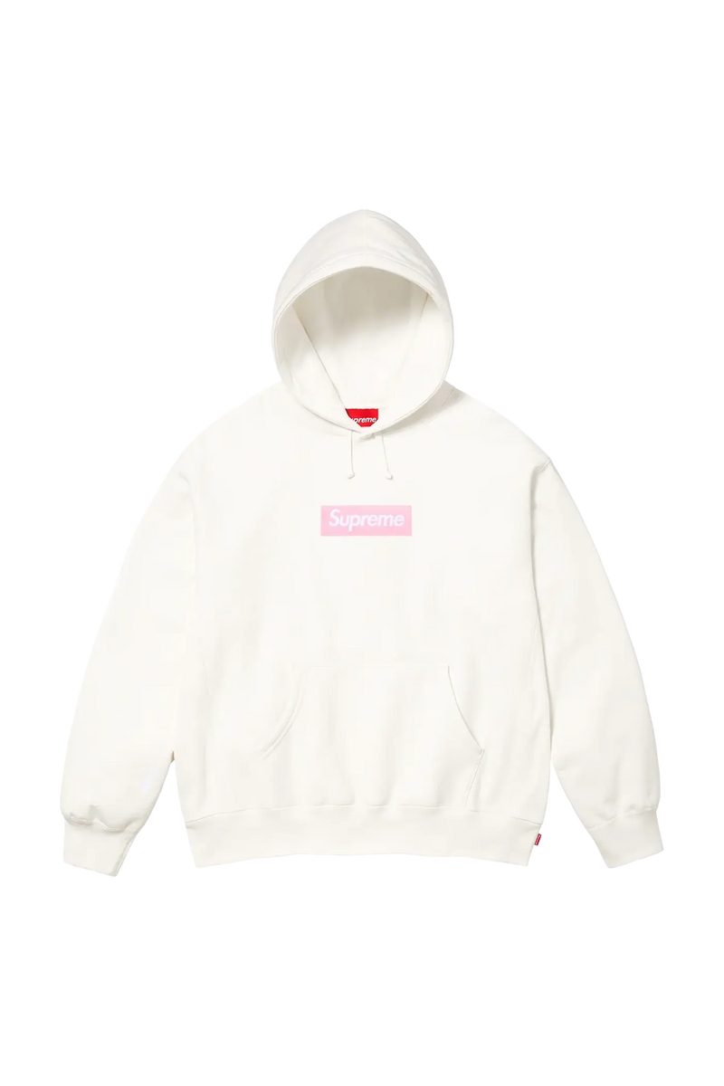Supreme Hoodie Box Logo White (FW25)