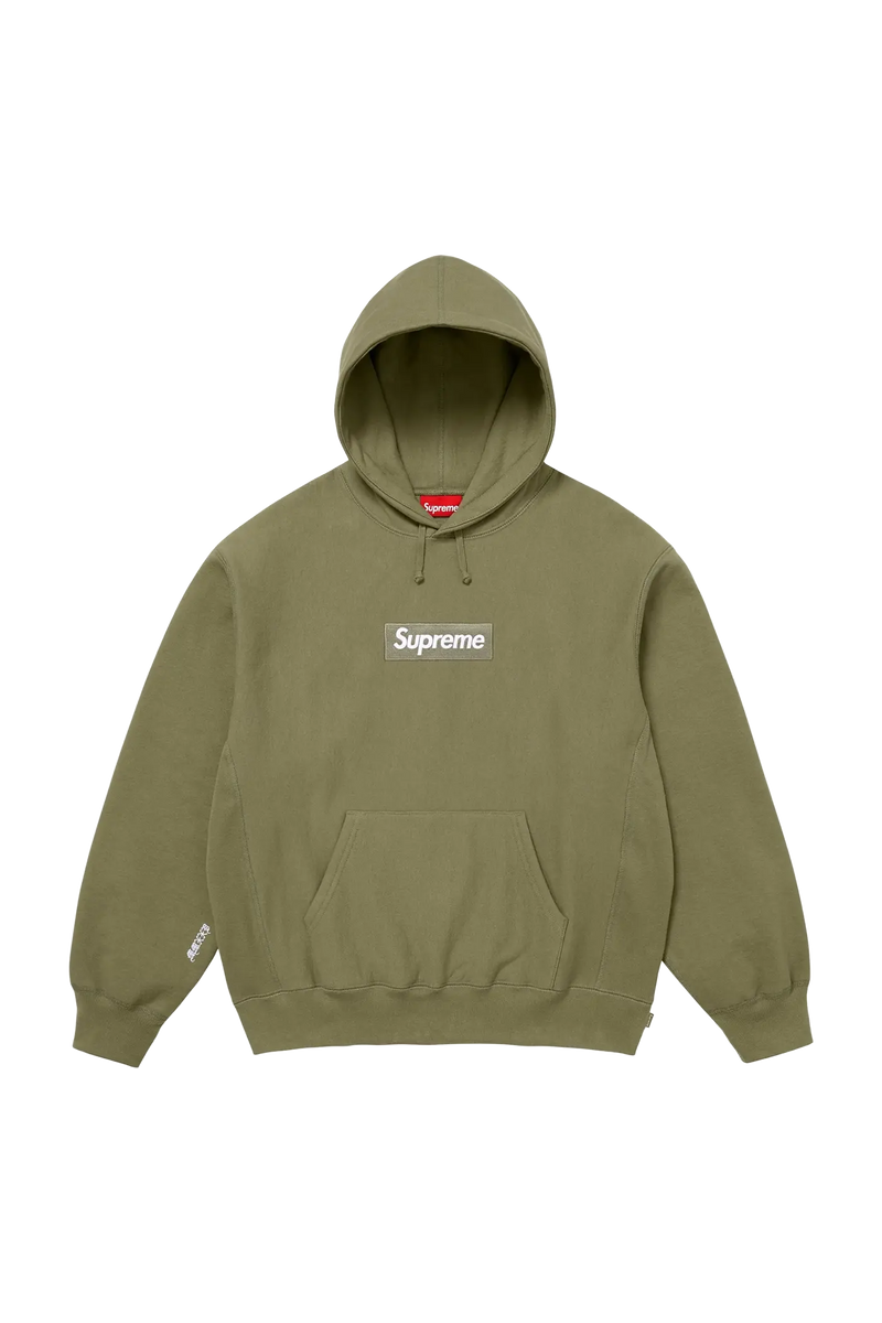 Supreme Hoodie Box Logo Kaki (FW25)