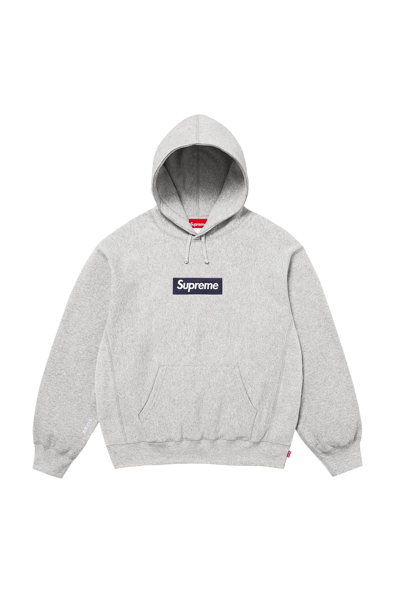 Supreme Hoodie Box Logo Grey (FW25)