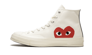 Chuck Taylor All-Star 70s Hi Comme des Garçons PLAY White (6771069944135)