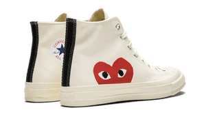 Chuck Taylor All-Star 70s Hi Comme des Garçons PLAY White (6771069944135)