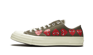 Chuck Taylor All-Star 70s Ox Comme des Garçons PLAY Multi Heart Green (6771069518151)