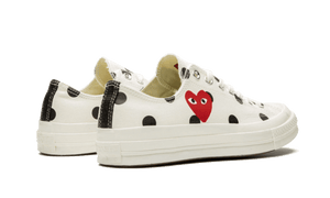 Chuck Taylor All-Star 70s Ox Comme des Garçons PLAY Polka Dot White (6771069583687)