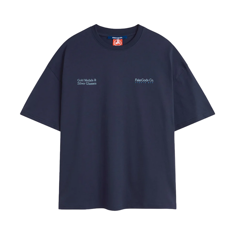 Fakegods Cocktail Tee Navy