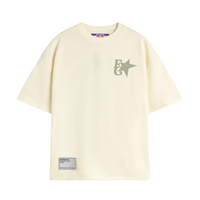 Fakegods Star Boxy Tee Cream