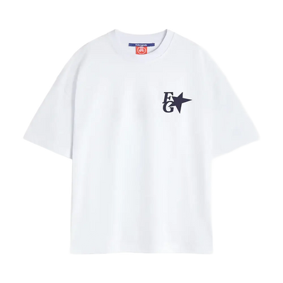 T-shirt Boxy Fakegods Star Blanc