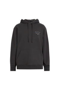 ALLSAINTS Redact Sweat-shirt à capuche brodé du logo Noir délavé